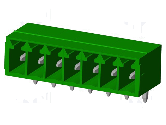 Connector: ontkoppelbare terminal strip; contact; mannelijk Connector: ontkoppelbare terminal strip; contact; mannelijk